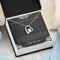 Load image into Gallery viewer, To My Unbiological Sister Gifts, I Hope You See in Yourself, Forever Love Heart Necklace For Women, Birthday Present Idea From Sister-in-law
