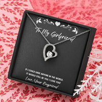 Load image into Gallery viewer, To My Girlfriend, It Would Still Be You, Forever Love Heart Necklace For Women, Anniversary Birthday Valentines Day Gifts From Boyfriend
