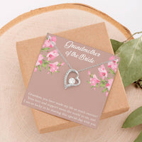 Load image into Gallery viewer, Grandmother of the Bride Gifts, You Made My Life Sweeter, Forever Love Heart Necklace For Women, Wedding Day Thank You Ideas From Bride
