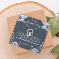 Load image into Gallery viewer, To My Bride Gifts, Today You Become My Wife, Forever Love Heart Necklace For Women, Wedding Day Thank You Ideas From Groom
