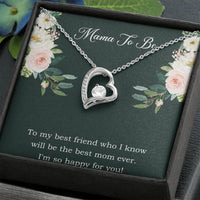 Load image into Gallery viewer, Gift for Expecting Mom, To My Best Friend, Mom to Be Forever Love Heart Necklace For Women, Pregnancy Gift For New Mother
