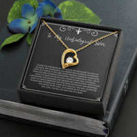 Load image into Gallery viewer, To My Unbiological Sister Gifts, My Soulmate, Forever Love Heart Necklace For Women, Birthday Present Idea From Sister-in-law

