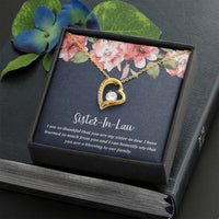Load image into Gallery viewer, To My Sister-in-law Gifts, I Have Learned So Much from You, Forever Love Heart Necklace For Women, Birthday Present Idea From Sister
