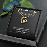 Load image into Gallery viewer, To My Girlfriend, It Would Still Be You, Forever Love Heart Necklace For Women, Anniversary Birthday Valentines Day Gifts From Boyfriend
