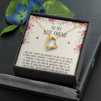 Load image into Gallery viewer, To My Best Friend Gifts, I Am So Blessed, Forever Love Heart Necklace For Women, Birthday Present Idea From Bestie
