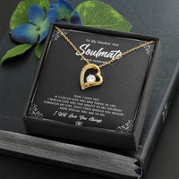 Load image into Gallery viewer, To My Soulmate, Smokin Hot Soulmate, Forever Love Heart Necklace For Girlfriend, Anniversary Birthday Valentines Day Gifts From Boyfriend
