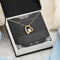 Load image into Gallery viewer, To My Daughter  Gifts, You Are My Greatest Gift, Forever Love Heart Necklace For Women, Birthday Present Idea From Dad
