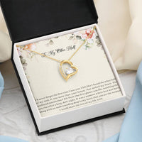 Load image into Gallery viewer, To My Wife, My Other Half, Forever Love Heart Necklace For Women, Anniversary Birthday Gifts From Husband
