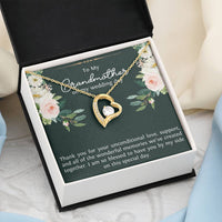 Load image into Gallery viewer, Grandmother of the Groom Gifts, Thank You For Your Love, Forever Love Heart Necklace For Women, Wedding Day Thank You Ideas From Groom
