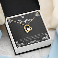 Load image into Gallery viewer, To My Daughter Gifts, One Of The Greatest Joys of a Parent, Forever Love Heart Necklace For Women, Birthday Present Ideas From Mom Dad

