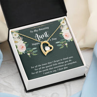 Load image into Gallery viewer, To My Aunt Gifts, I Love You, Forever Love Heart Necklace For Women, Aunt Mother&#39;s Day Present From Niece Nephew
