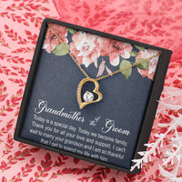Load image into Gallery viewer, Grandmother of the Groom Gifts, Today Is A Special Day, Forever Love Heart Necklace For Women, Wedding Day Thank You Ideas From Bride
