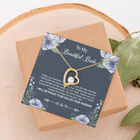Load image into Gallery viewer, To My Bride Gifts, Today You Become My Wife, Forever Love Heart Necklace For Women, Wedding Day Thank You Ideas From Groom
