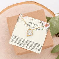 Load image into Gallery viewer, To My Mother-in-Law Gifts, The One Who Held His Hand, Forever Love Heart Necklace For Women, Birthday Mothers Day Present From Daughter-in-law
