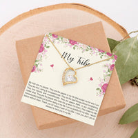 Load image into Gallery viewer, To My Best Friend Gifts, My Tribe , Forever Love Heart Necklace For Women, Birthday Present Idea From Bestie
