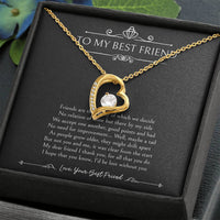 Load image into Gallery viewer, To My Friend Gifts, I&#39;d Be Lost Without You, Forever Love Heart Necklace For Women, Birthday Present Idea From Bestie
