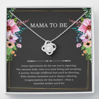 Load image into Gallery viewer, Gift for Expecting Mom, Congratulations For This Moment, Mom to Be Love Knot Necklace For Women, Pregnancy Gift For New Mother
