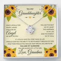 Load image into Gallery viewer, To My Granddaughter Gifts, Once Upon A Time Love Knot Necklace For Women, Present From Grandma
