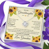 Load image into Gallery viewer, To My Granddaughter Gifts, Once Upon A Time Love Knot Necklace For Women, Present From Grandma
