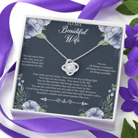 Load image into Gallery viewer, To My Wife, You Are More Than My Wife, Love Knot Necklace For Women, Anniversary Birthday Gifts From Husband
