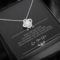 Load image into Gallery viewer, To My Aunt Gifts, Aunts Are Like Stars, Love Knot Necklace For Women, Birthday Present Idea From Niece
