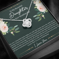 Load image into Gallery viewer, To My Bride Gifts, This Is Your Time, Love Knot Necklace For Women, Wedding Day Thank You Ideas From Mom
