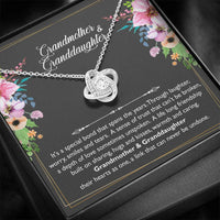 Load image into Gallery viewer, Granddaughter Necklace From Grandma, It's a special bond that spans the years, Love Knot Necklace For Women, Jewelry Gifts From Grandmother
