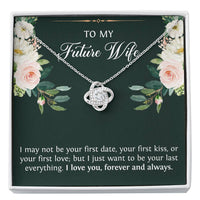 Load image into Gallery viewer, Wedding Bride Gifts from Groom, To My Future Wife, Love Knot Necklace, Engagement Jewelry For Wife
