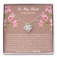 Load image into Gallery viewer, To My Mom Gifts, You Are Amazing, Love Knot Necklace For Women, Birthday Present From Son Daughter
