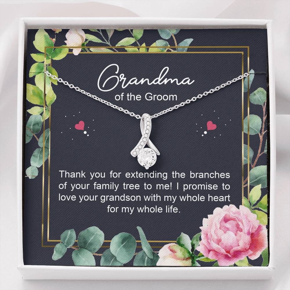 Grandmother of the Groom Gifts, I Promise To Love Your Grandson, Alluring Beauty Necklace For Women, Wedding Day Thank You Ideas From Bride