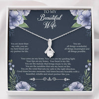 Load image into Gallery viewer, To My Wife, You Are More Than My Wife, Alluring Beauty Necklace For Women, Anniversary Birthday Gifts From Husband
