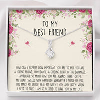 Load image into Gallery viewer, To My Best Friend Gifts, I Am So Blessed, Alluring Beauty Necklace For Women, Birthday Present Idea From Bestie
