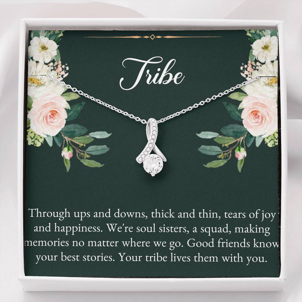 To My Best Friend Gifts, Tribe, Alluring Beauty Necklace For Women, Birthday Present Idea From Bestie