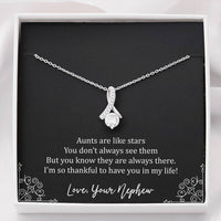 Load image into Gallery viewer, To My Aunt Gifts, Aunts Are Like Stars, Alluring Beauty Necklace For Women, Birthday Present Idea From Nephew
