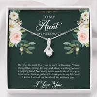 Load image into Gallery viewer, Aunt of the Bride Gifts, I Am So Grateful To Have You, Alluring Beauty Necklace For Women, Wedding Day Thank You Ideas From Bride
