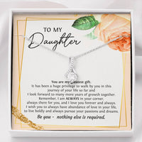 Load image into Gallery viewer, To My Daughter Gifts, You Are My Greatest Gift, Alluring Beauty Necklace For Women, Birthday Present Ideas From Mom Dad
