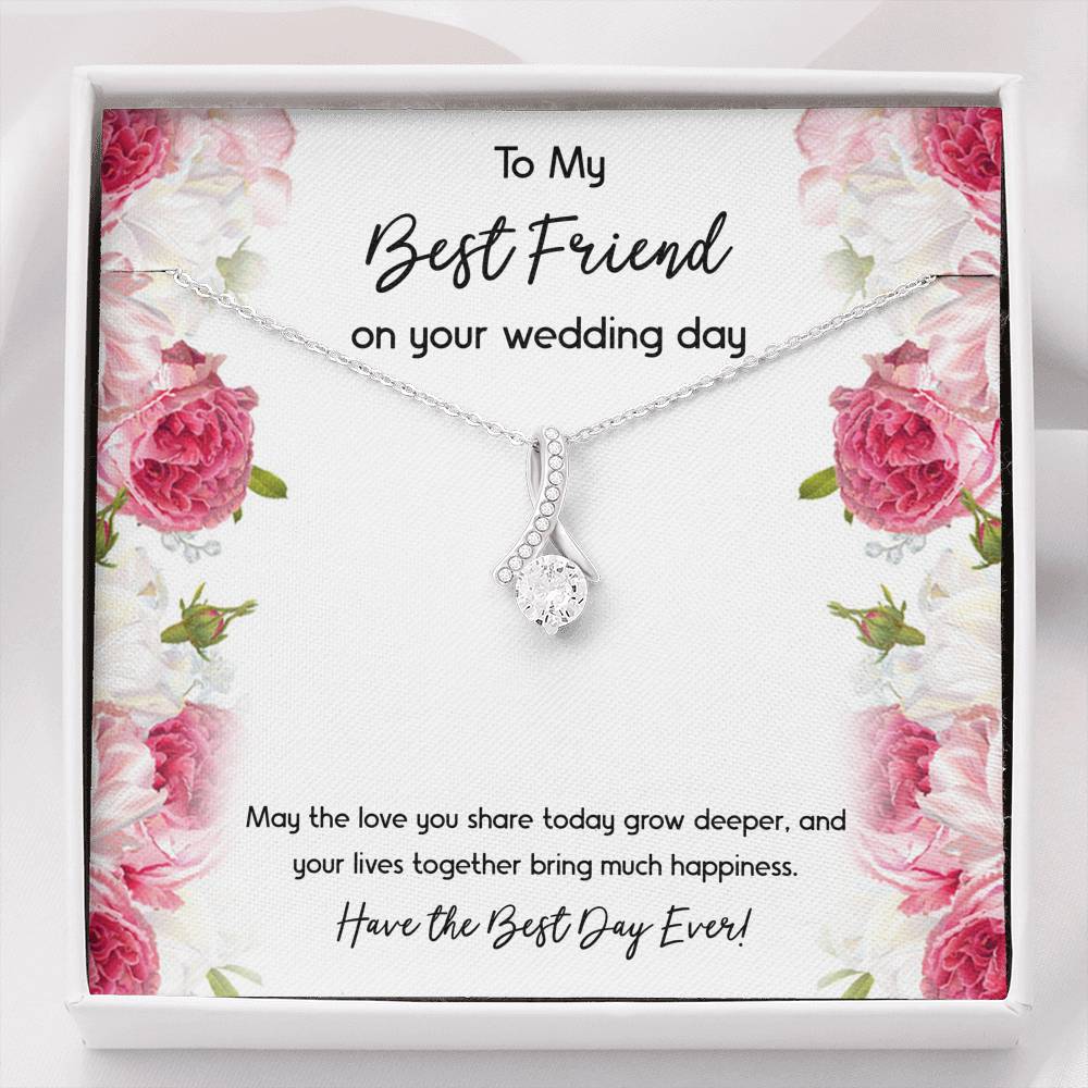 Bride Gifts, Have the Best Day Ever, Alluring Beauty Necklace For Women, Wedding Day Thank You Ideas From Best Friend