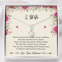 Load image into Gallery viewer, To My Wife, You Are My Everything, Alluring Beauty Necklace For Women, Anniversary Birthday Gifts From Husband
