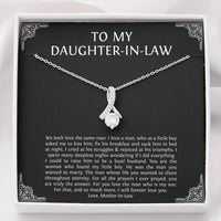 Load image into Gallery viewer, To My Daughter in Law Gifts, I Will Forever Love You, Alluring Beauty Necklace For Women, Birthday Present Idea From Mother-in-law
