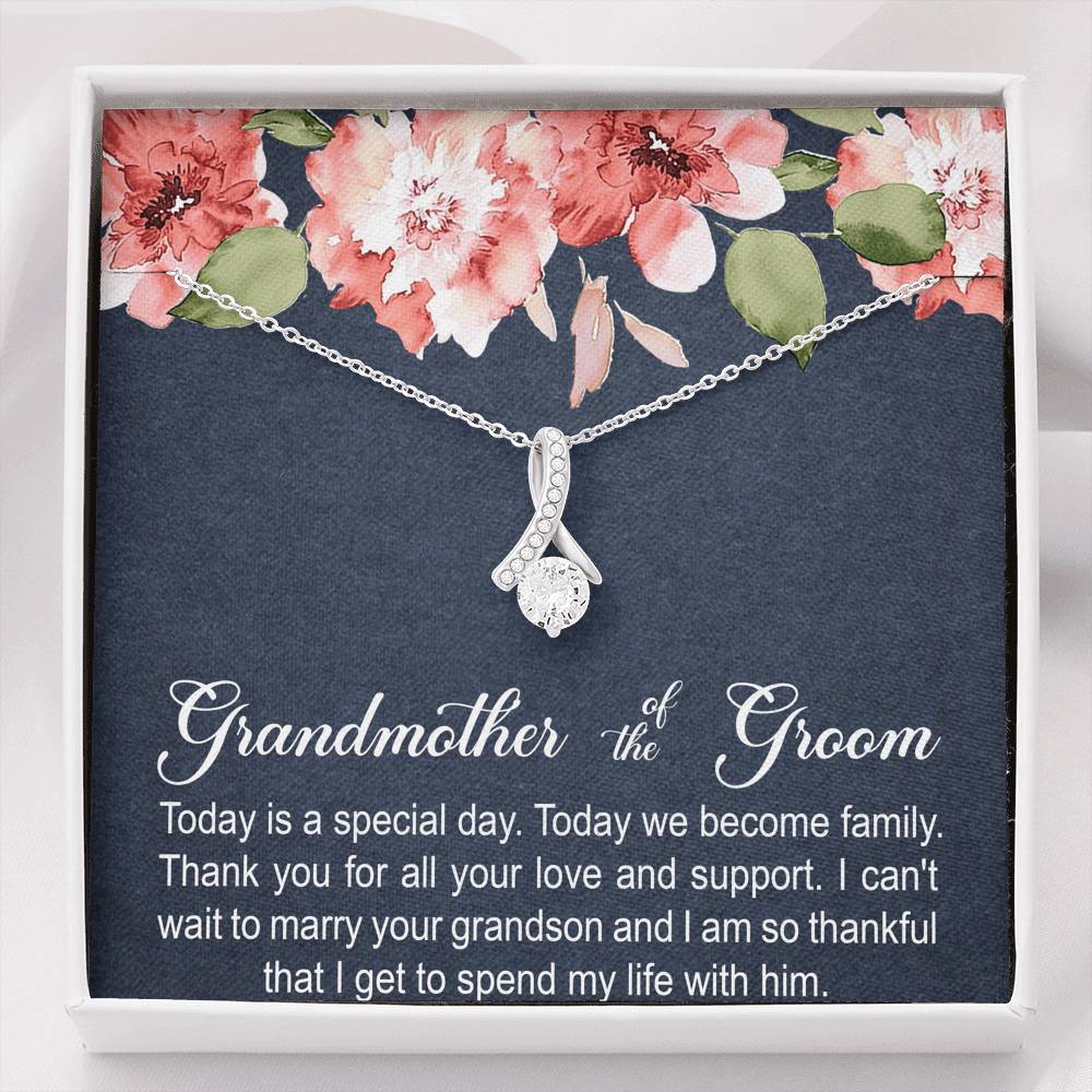 Grandmother of the Groom Gifts, Today Is A Special Day, Alluring Beauty Necklace For Women, Wedding Day Thank You Ideas From Bride