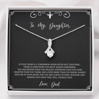Load image into Gallery viewer, To My Daughter  Gifts, You Are Braver Than You Believe, Alluring Beauty Necklace For Women, Birthday Present Idea From Dad
