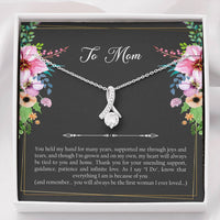Load image into Gallery viewer, Mom of the Groom Gifts, First Woman I Ever Loved, Alluring Beauty Necklace For Women, Wedding Day Thank You Ideas From Groom
