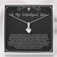 Load image into Gallery viewer, To My Unbiological Sister Gifts, My Soulmate, Alluring Beauty Necklace For Women, Birthday Present Idea From Sister-in-law
