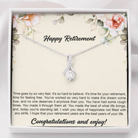 Load image into Gallery viewer, Retirement Gifts, Congratulations, Happy Retirement Alluring Beauty Necklace For Women, Retirement Party Favor From Friends Coworkers
