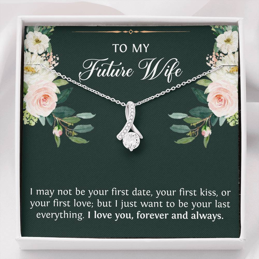 To My Bride Gifts, To My Future Wife, Alluring Beauty Necklace For Women, Wedding Day Engagement Thank You Ideas From Groom