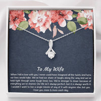 Load image into Gallery viewer, To My Wife, When I Fell In Love With You, Alluring Beauty Necklace For Women, Anniversary Birthday Gifts From Husband

