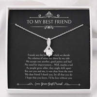 Load image into Gallery viewer, To My Friend Gifts, I&#39;d Be Lost Without You, Alluring Beauty Necklace For Women, Birthday Present Idea From Bestie
