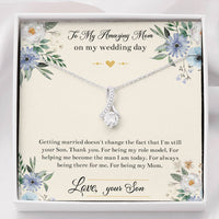 Load image into Gallery viewer, Mom Of The Groom Gifts, I&#39;m Still Your Son, Alluring Beauty Necklace For Women, Wedding Day Thank You Ideas From Groom
