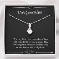 Load image into Gallery viewer, To My Unbiological Sister Gifts, Reminder of Love, Alluring Beauty Necklace For Women, Birthday Present Idea From Sister-in-law
