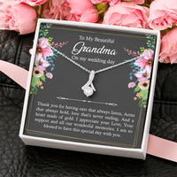 Load image into Gallery viewer, Grandmother of the Bride Gifts, I Am So Blessed, Alluring Beauty Necklace For Women, Wedding Day Thank You Ideas From Bride
